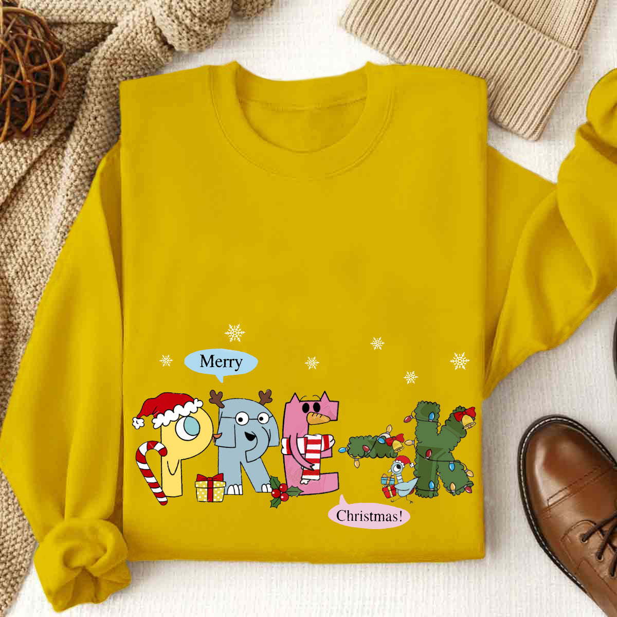 Personalized Grade Merry Christmas Tree Sweatshirt