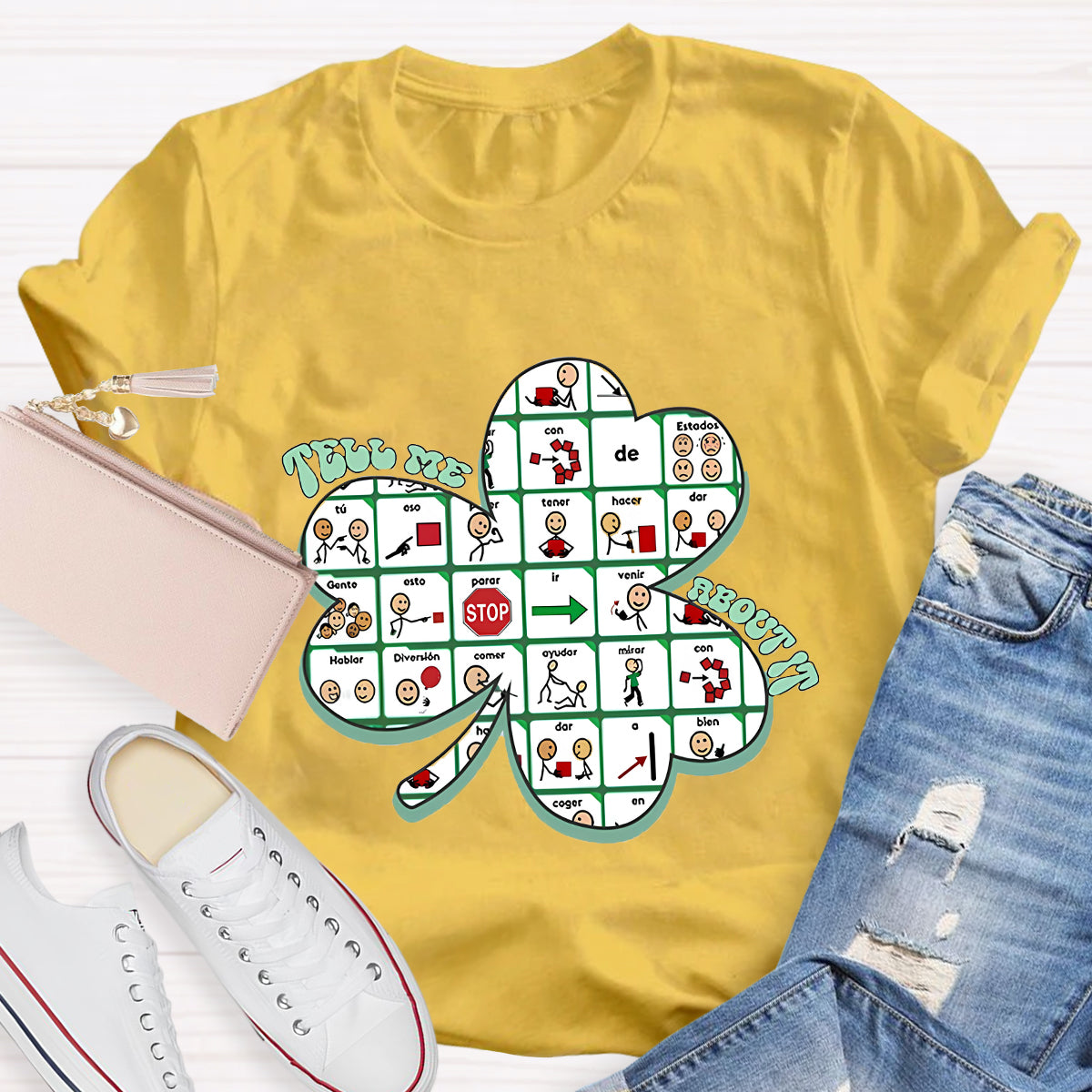 Tell Me About It Shamrock T-Shirt