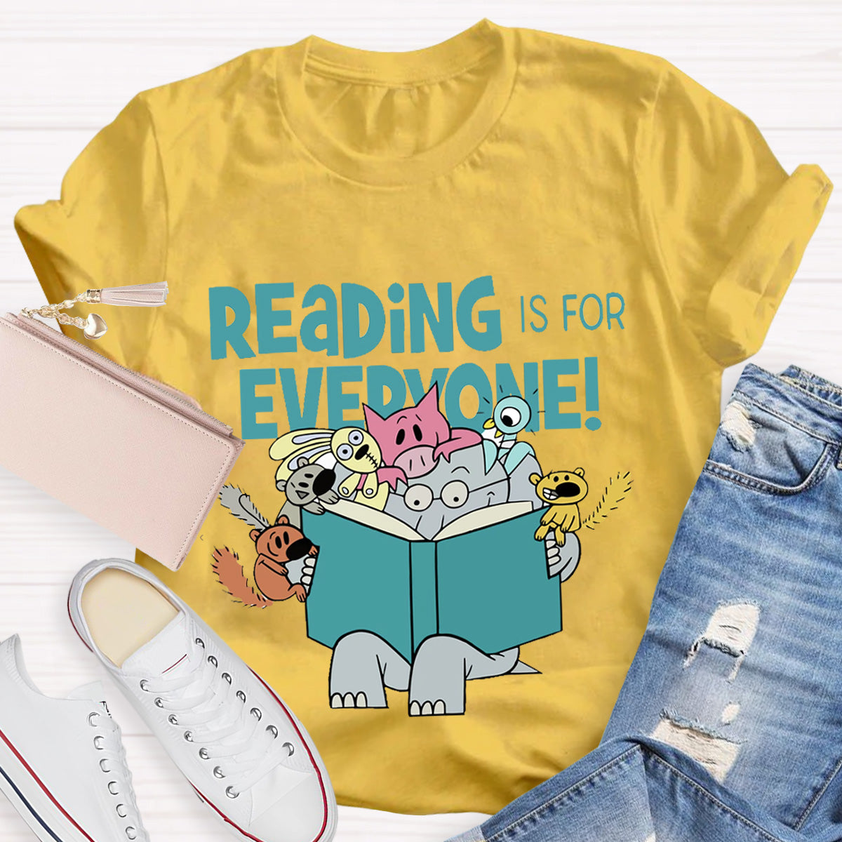 Reading Is For Everyone Teacher T-Shirt