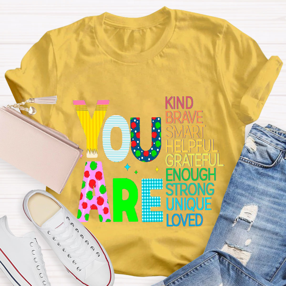 You Are Unique Loved Teacher T-Shirt