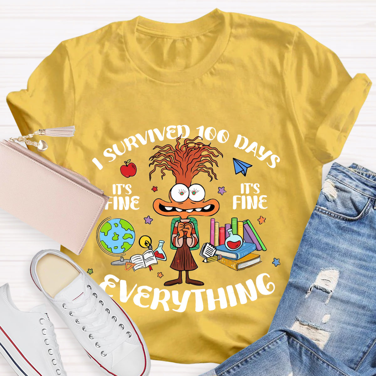 I Survived 100 Days Of School T-Shirt