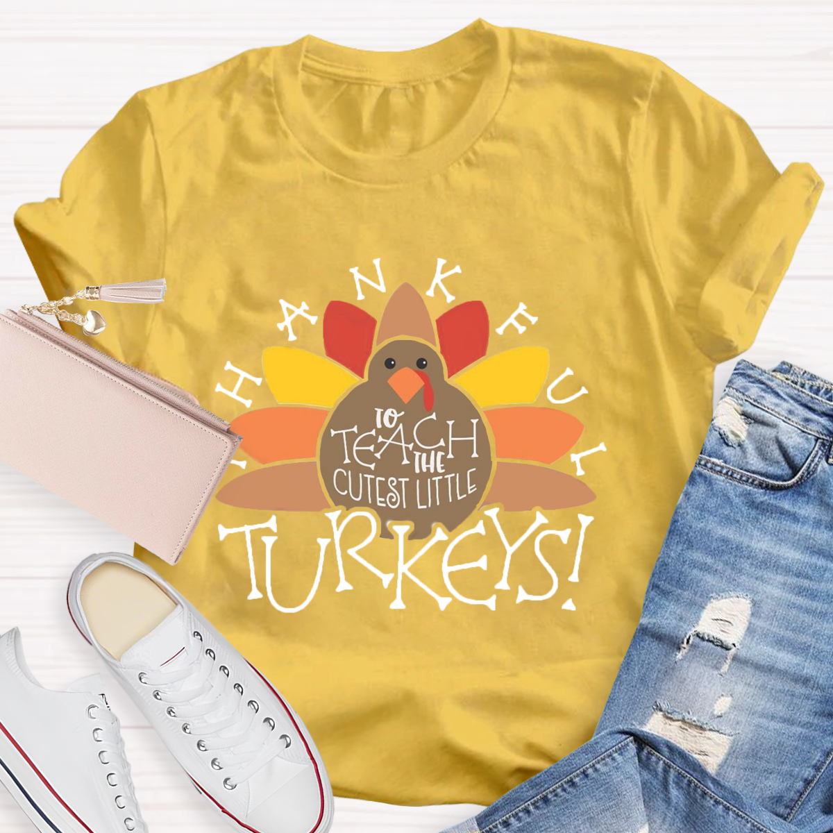 Thankful to Teach the Cutest Little Turkeys T-Shirt