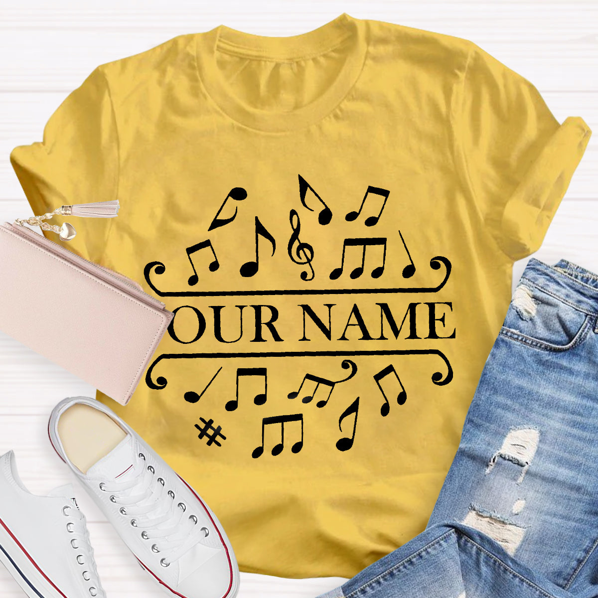 Personalized Name La La La Music Teacher T-Shirt