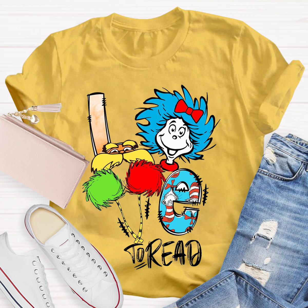 Love To Read Funny Teacher T-Shirt