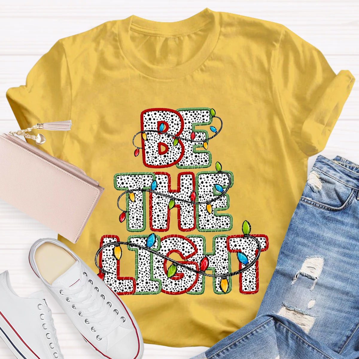 Be The Light Teacher T-shirt