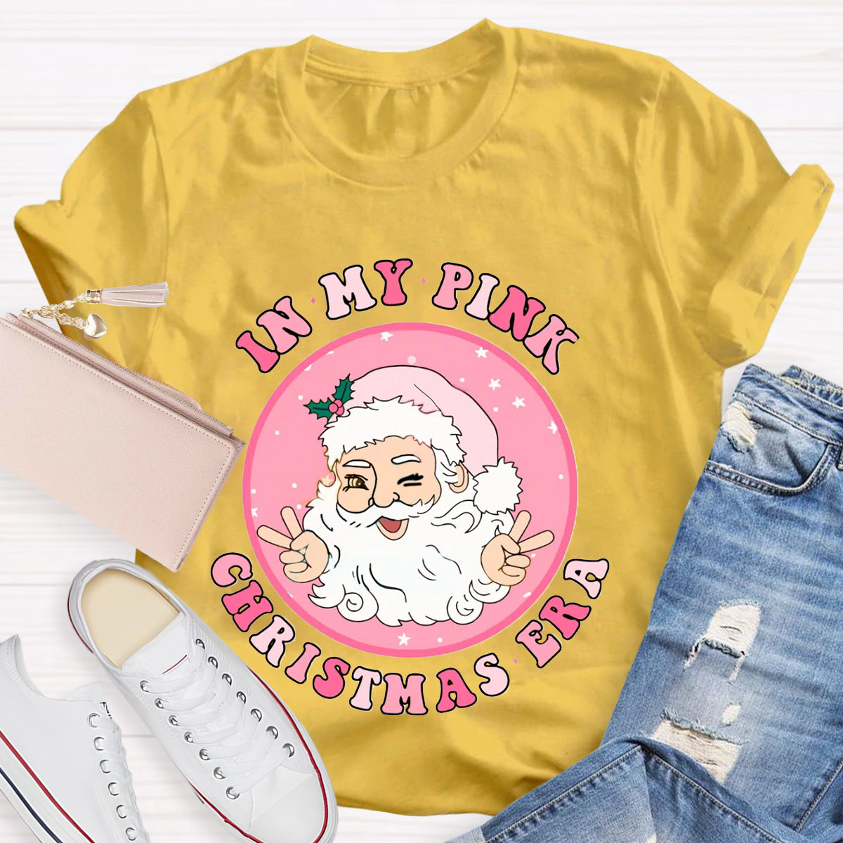 In My Pink Christmas Era T-Shirt