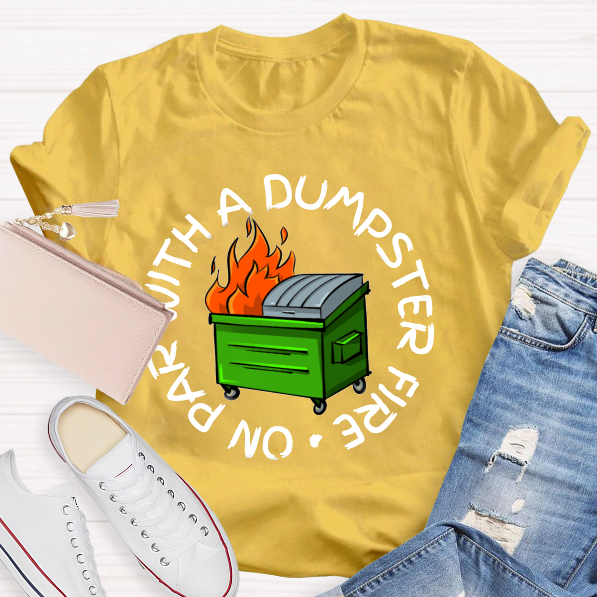 No Par With A Dumpster Fire T-Shirt