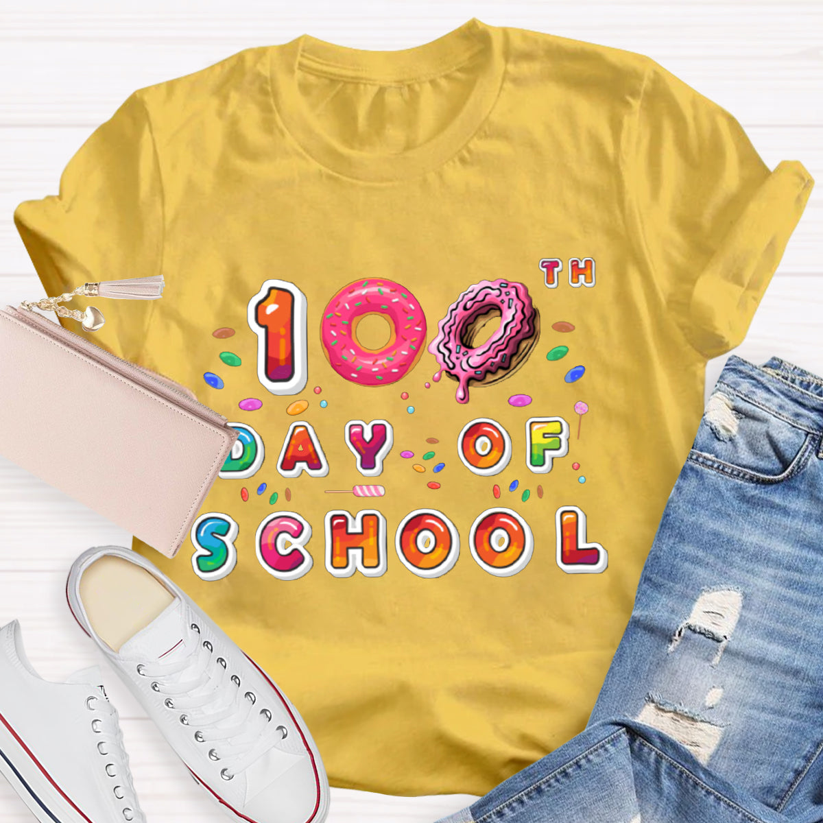 100th Day Of School Donut T-Shirt