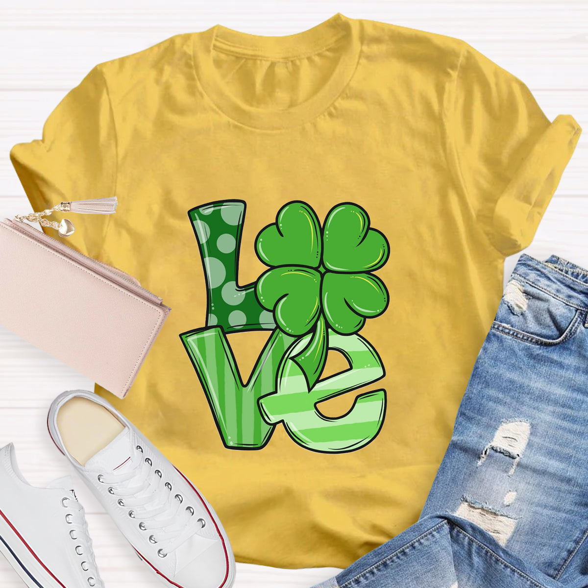 St. Patrick's Day Love Teacher T-Shirt