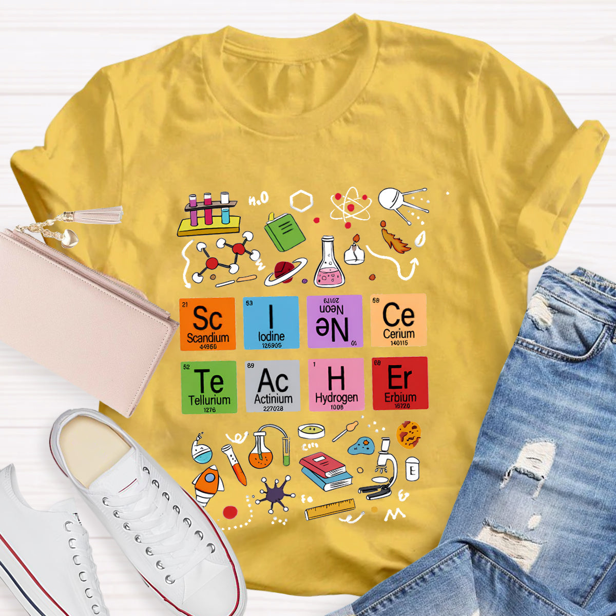 Science Teacher Play With These Equipments T-Shirt