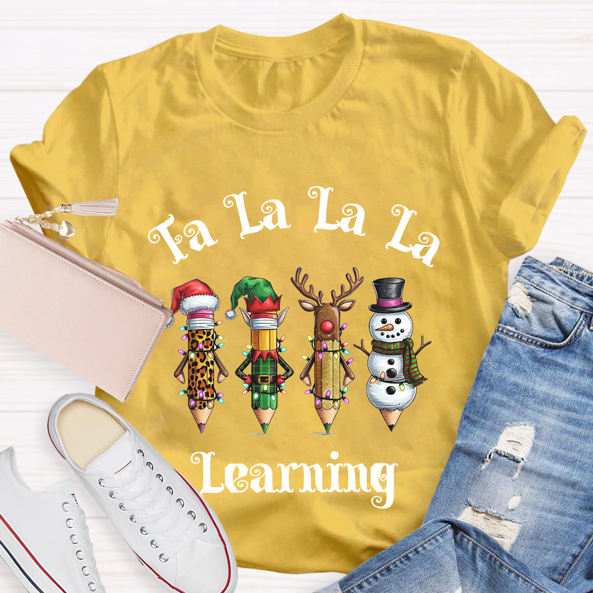 Christmas Pencil Learning T-Shirt