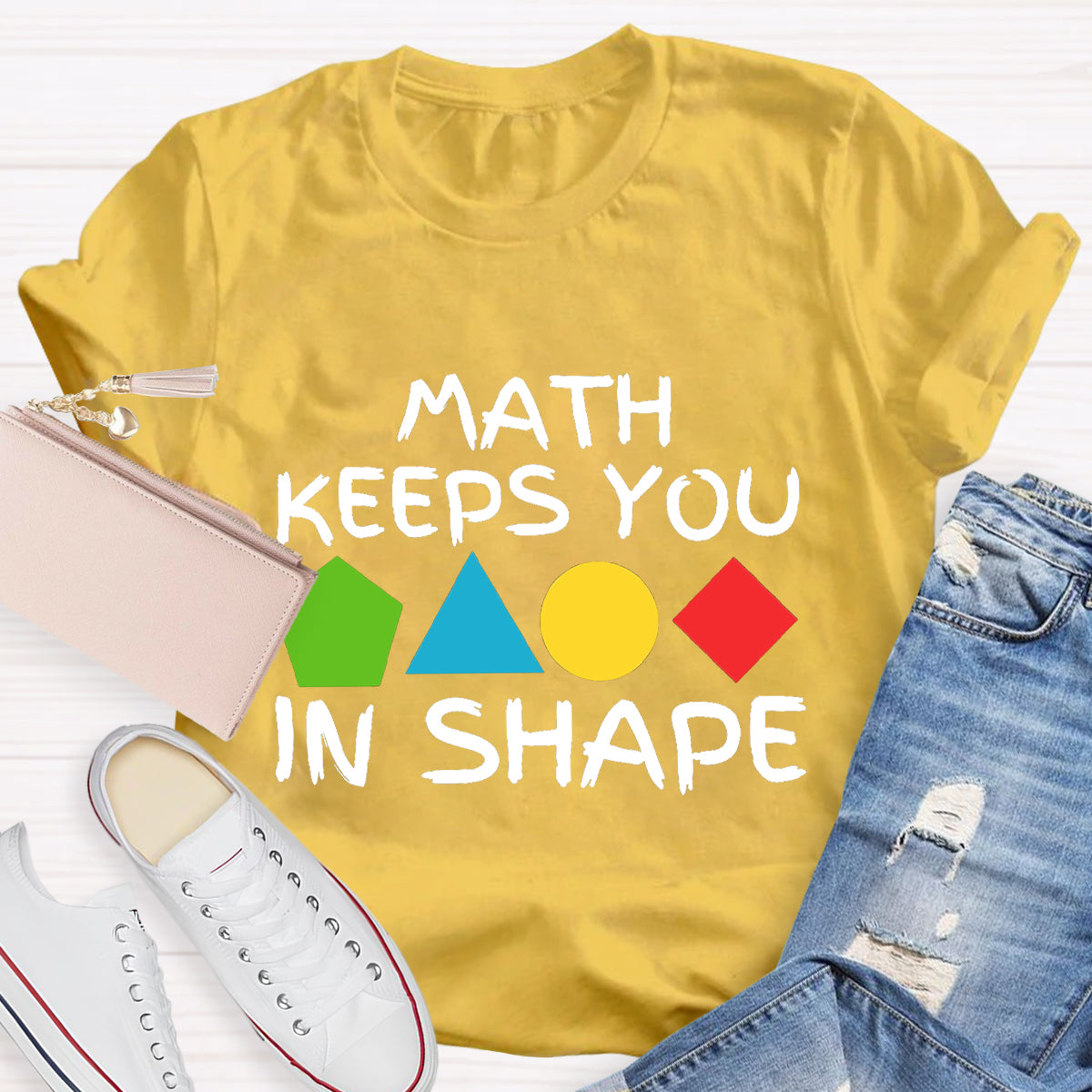 Math Keeps You In Shape T-Shirt