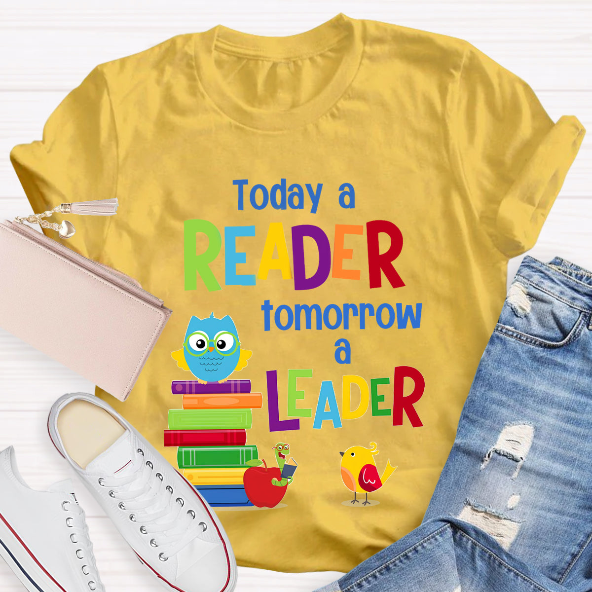 Today A Reader Tomorrow A Leader T-Shirt