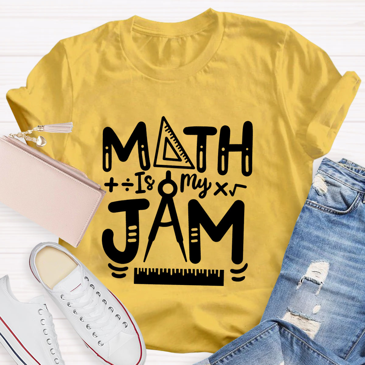 Math Is My Jam Teacher T-Shirt