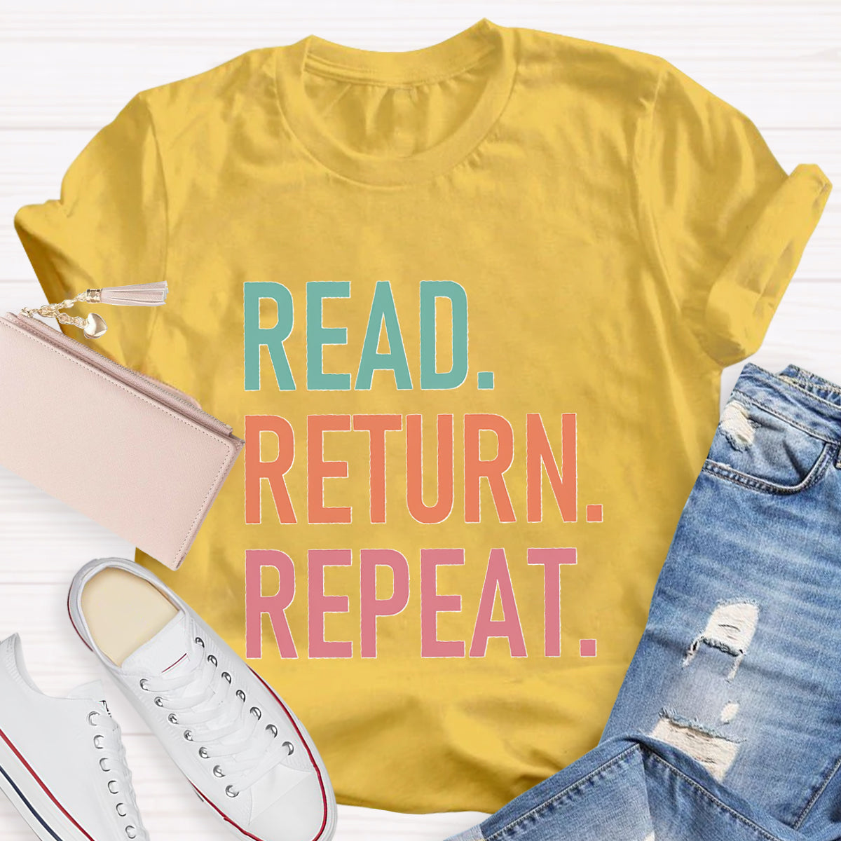 Read Return Repeat Library Book T-Shirt