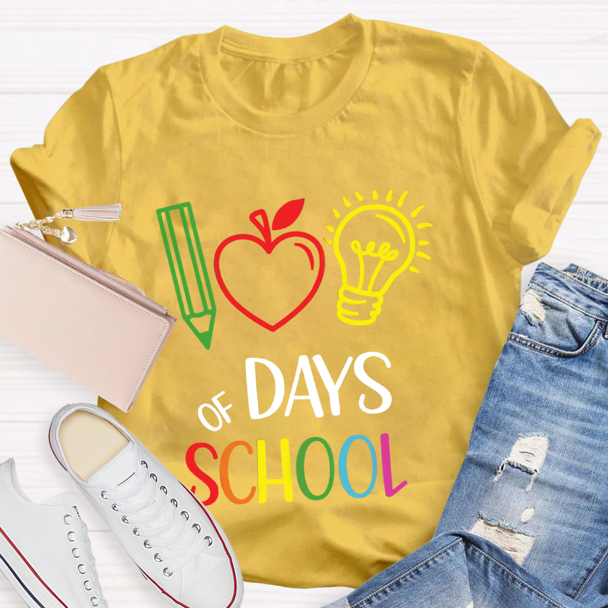 100 Days of School Celebration Teacher T-Shirt