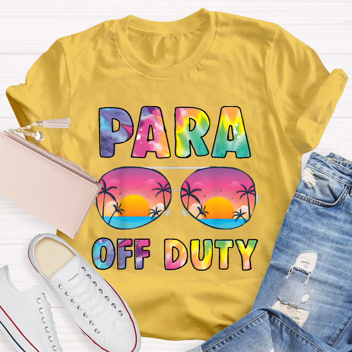 Para Off  Duty Teacher T-Shirt