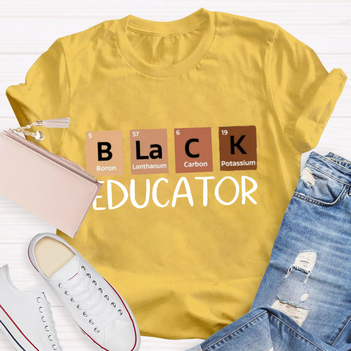 Black Educator Teacher T-Shirt