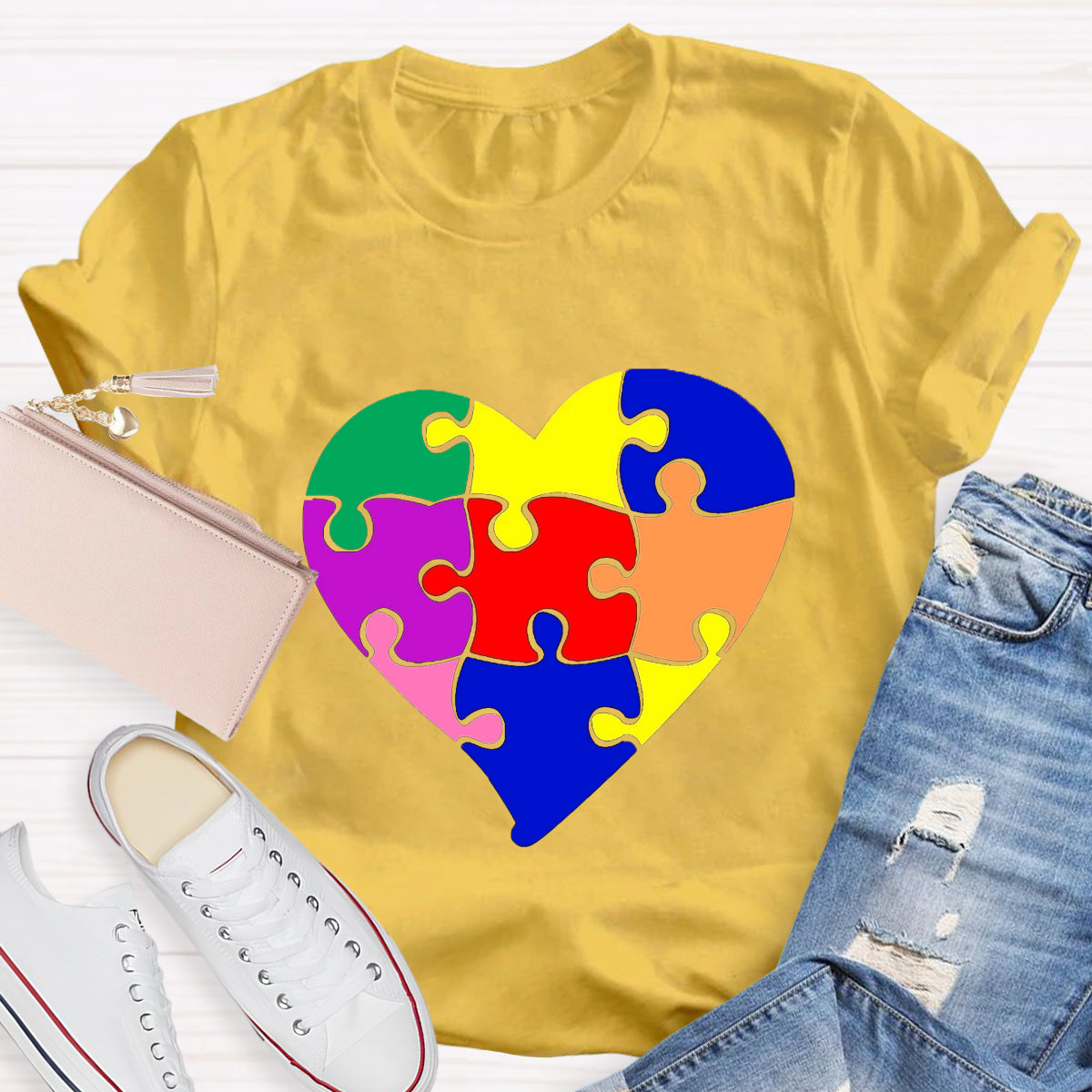 Puzzle Heart Special Education T-Shirt