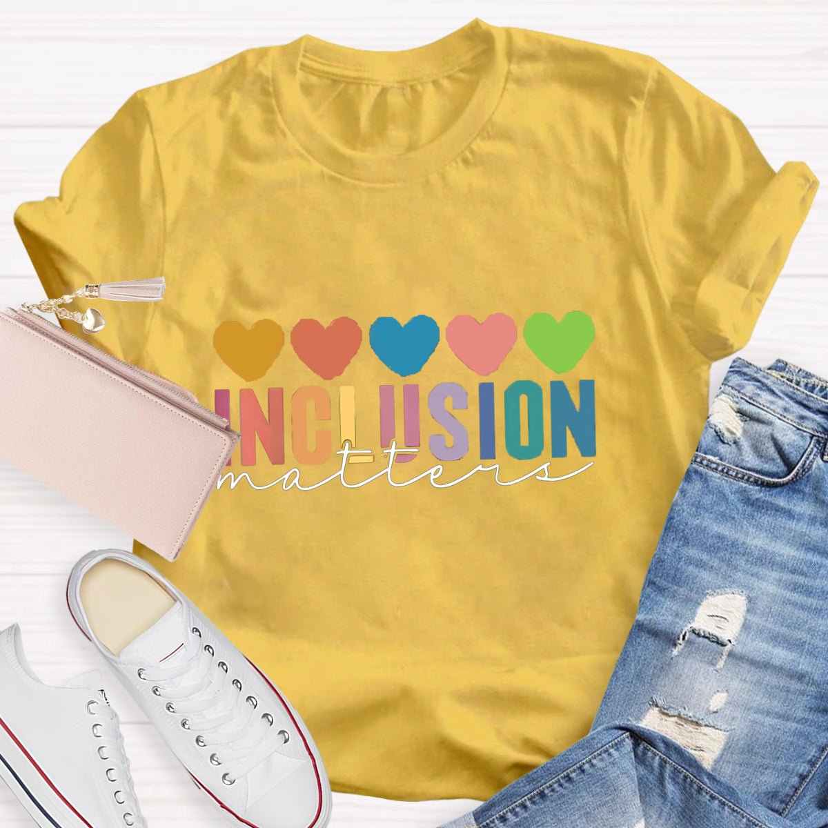 Inclusion Matter Heart T-Shirt