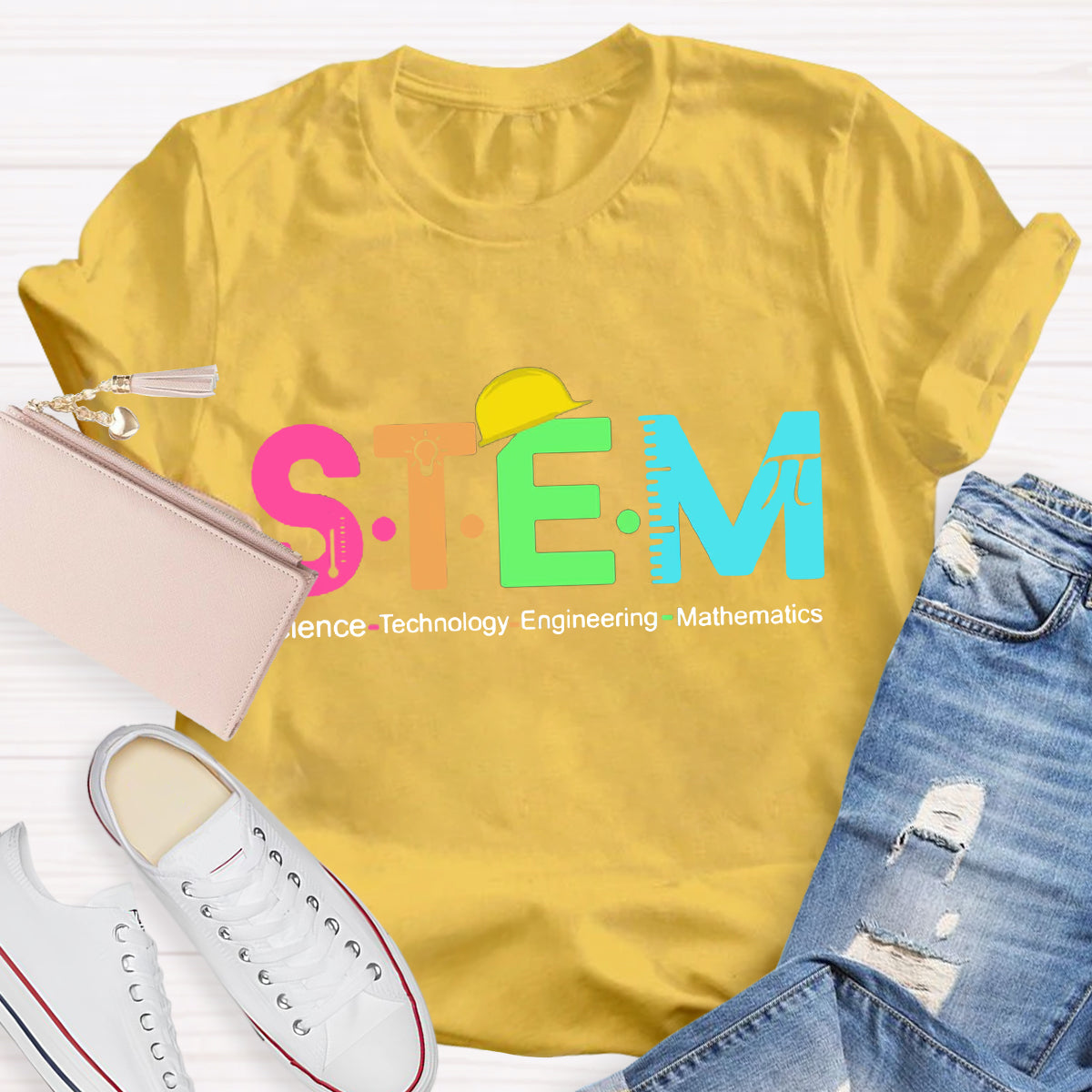 Science Technology Engineering Mathematics Teacher T-Shirt