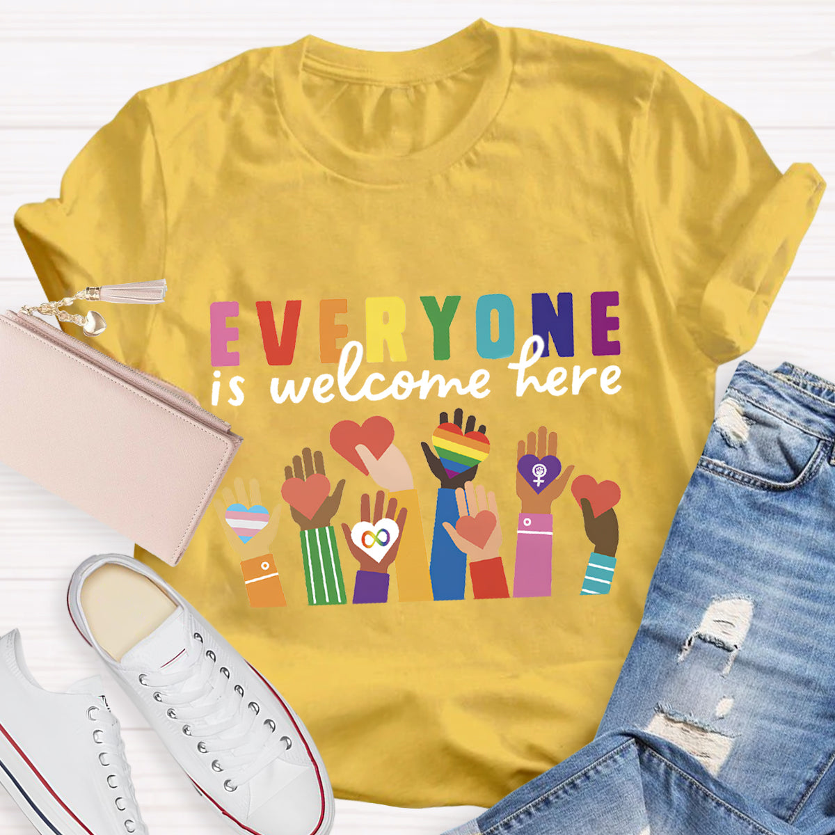 Everyone Is Welcome Here T-Shirt