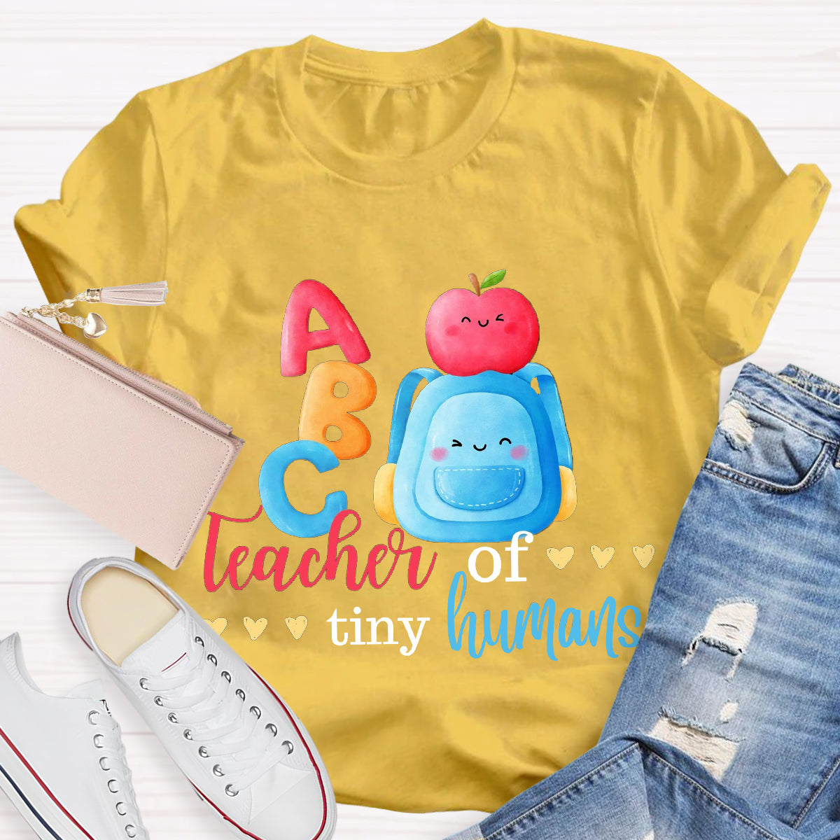 ABC Teacher Of Tiny Humans T-Shirt