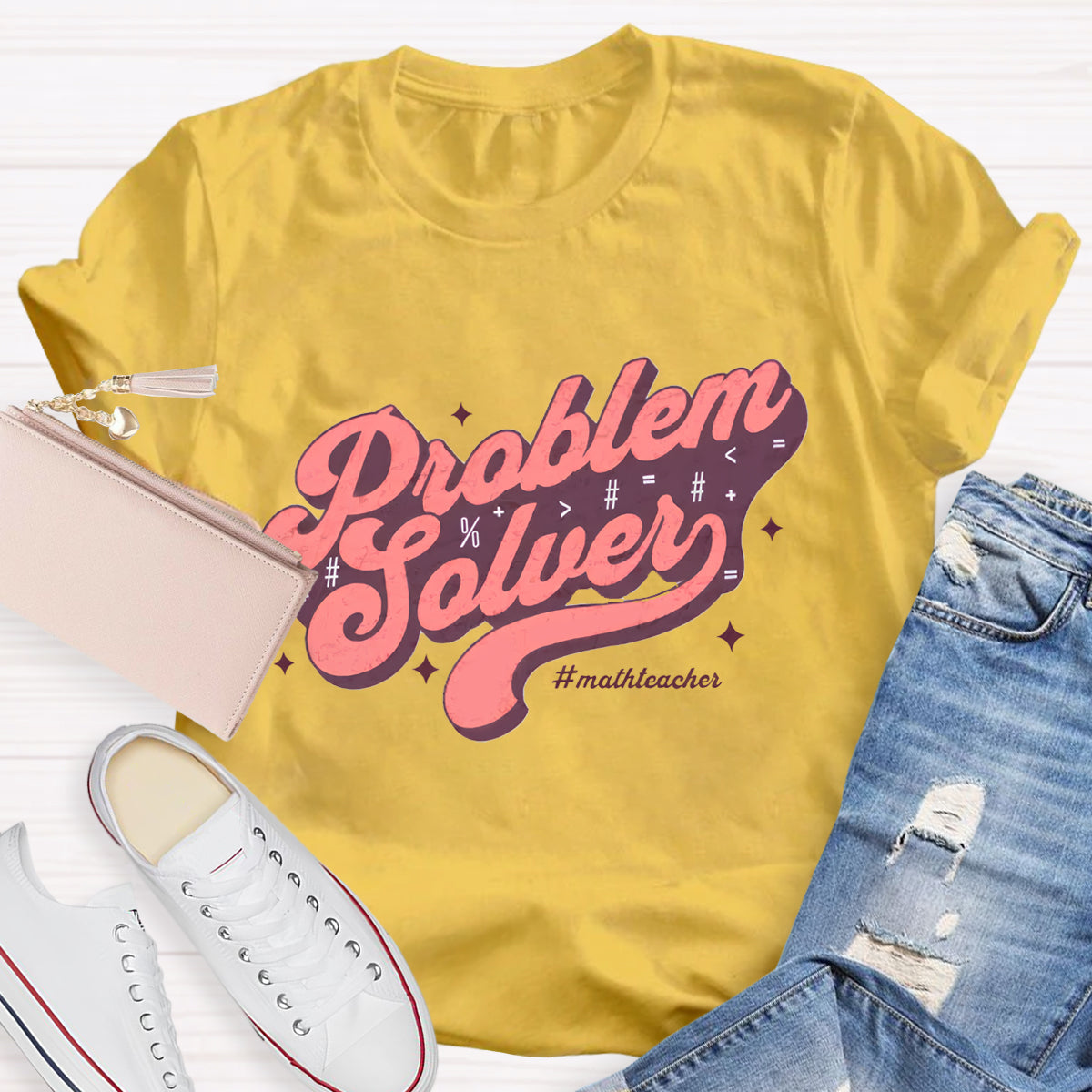 Problem Solver Math Teacher T-Shirt