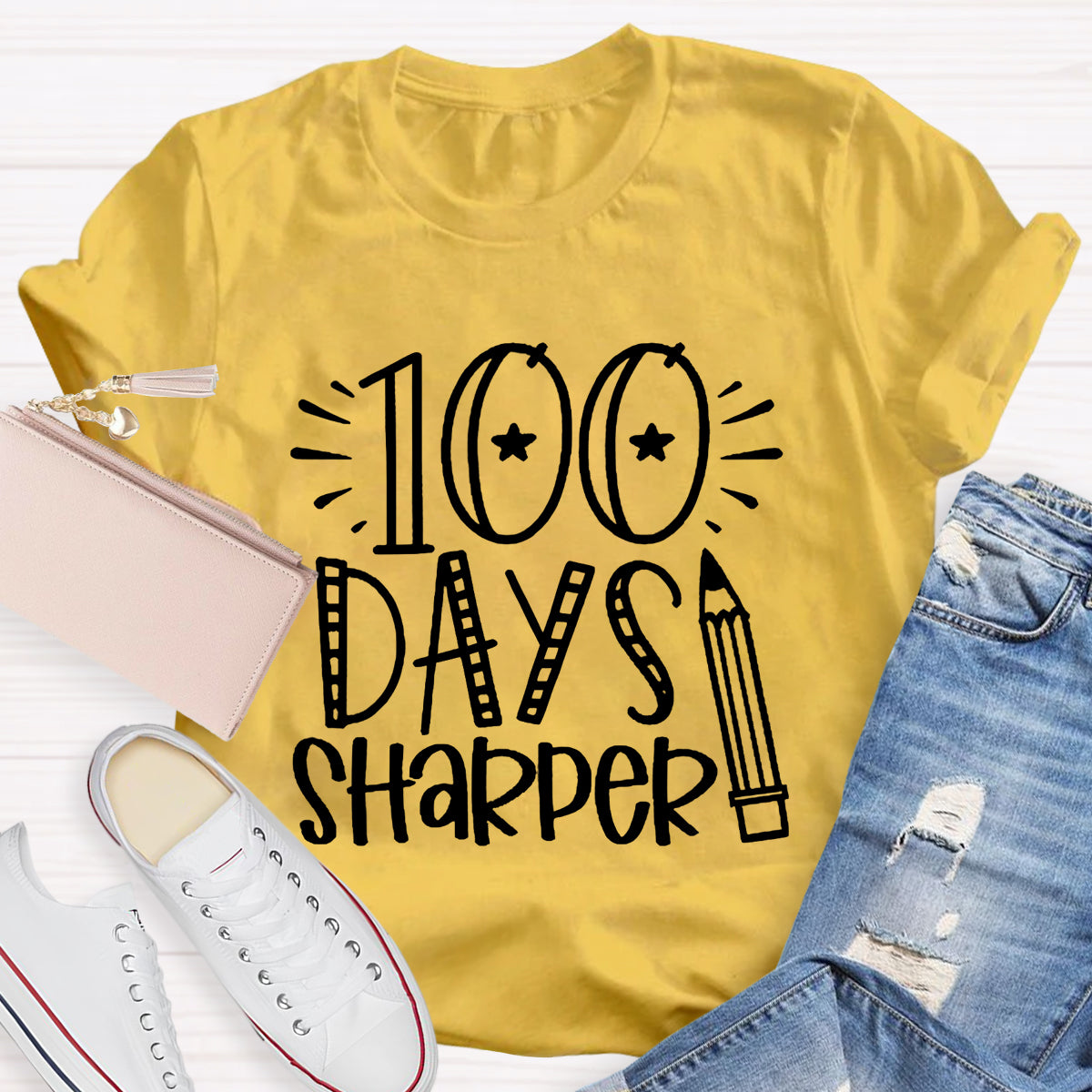 100 Days Sharper Teacher T-Shirt