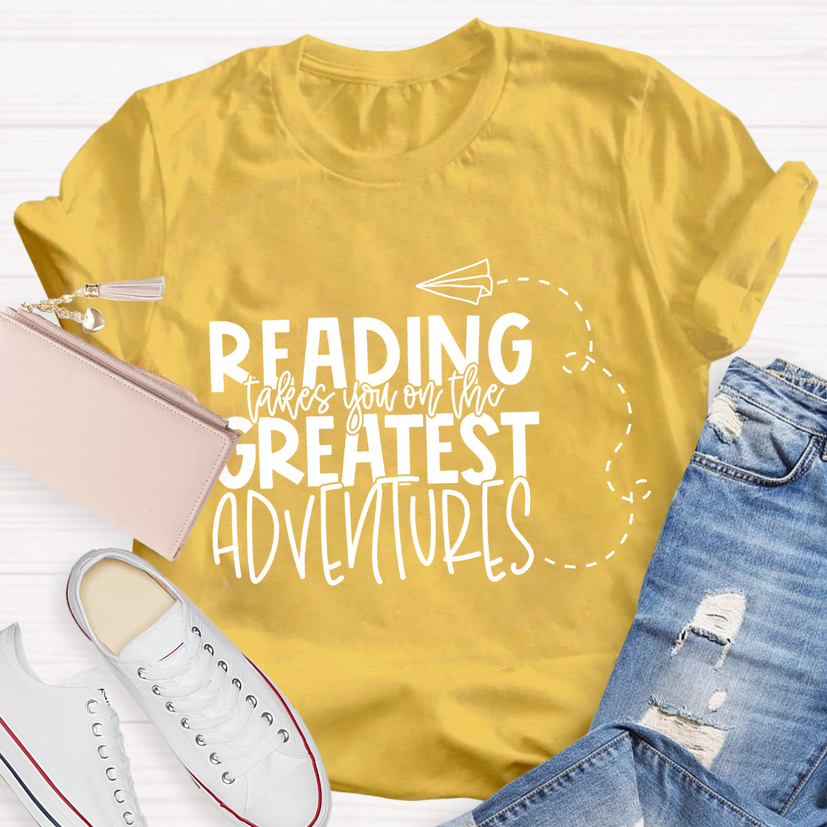 Reading Takes You On The Greatest Adventures T-Shirt