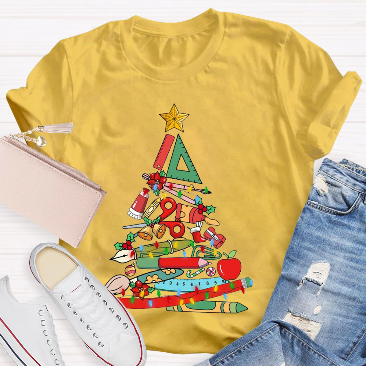 Teaching Aids Christmas Tree T-Shirt