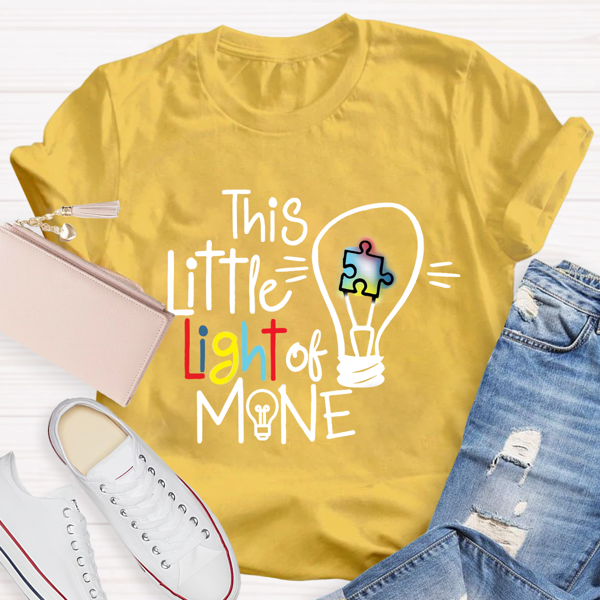 This Little Light Of Mine Autism T-shirt