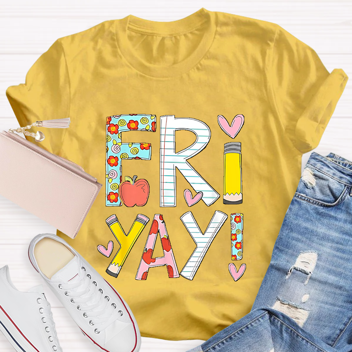 Fri Yay Teacher T-Shirt