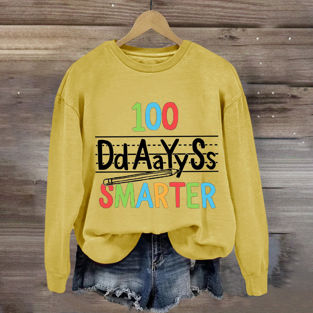 100 Days Smarter Pencil Sweatshirt