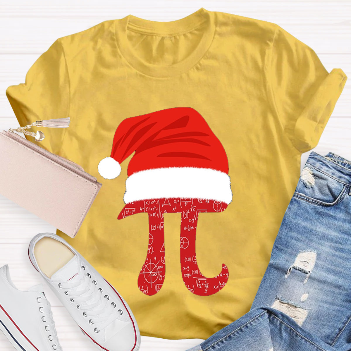 Math Teacher Christmas T-Shirt