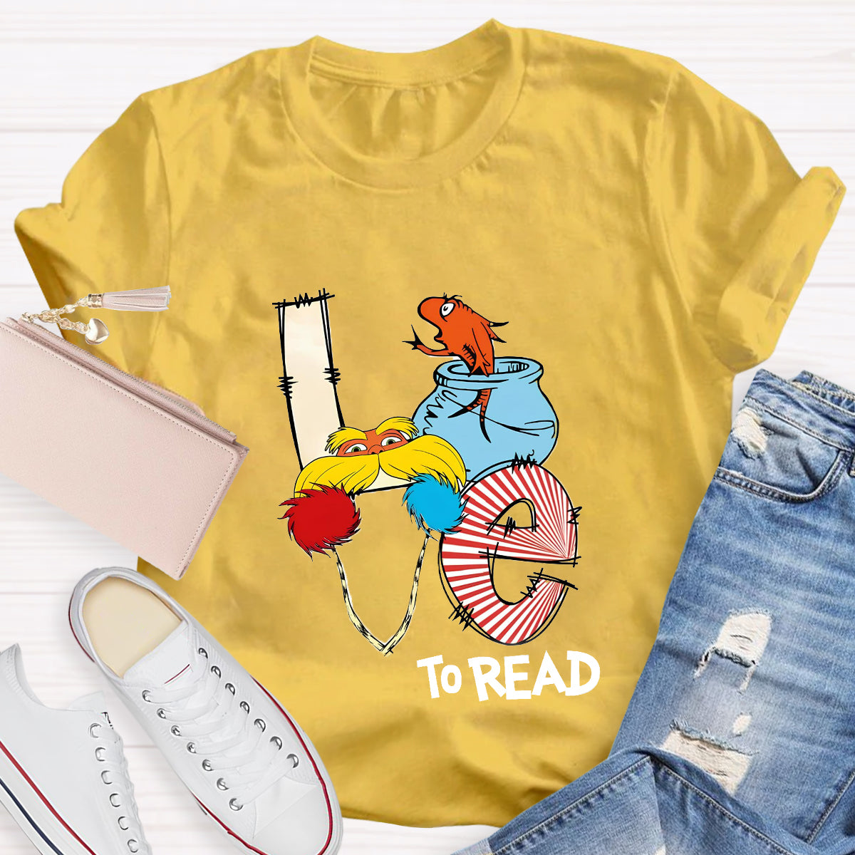 Love To Read Teacher T-Shirt