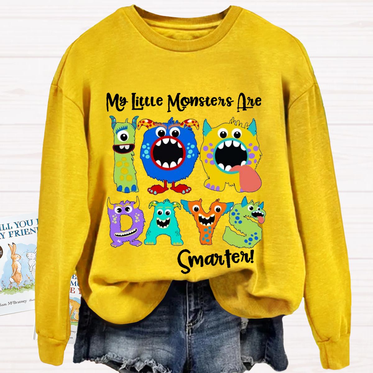 My Little Monsters 100 Days Smarter Sweatshirt