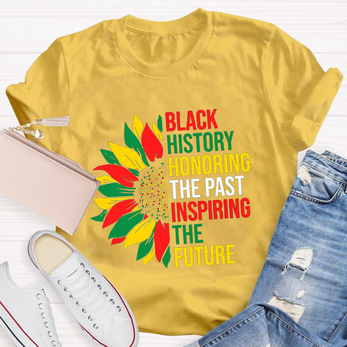 Black History Honoring The Past Inspiring The Future T-Shirt