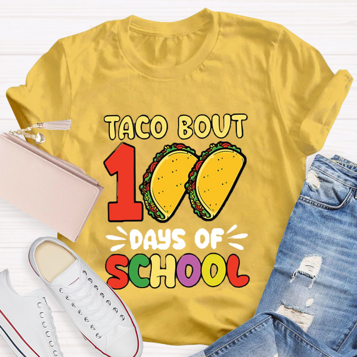 Taco Bout 100 Days Of School T-Shirt