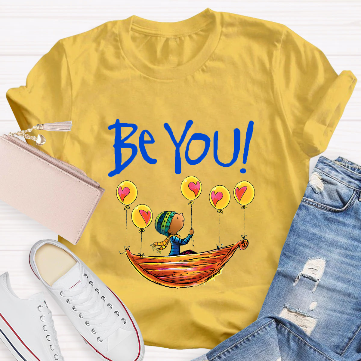 Be You Children's Books Teacher T-Shirt