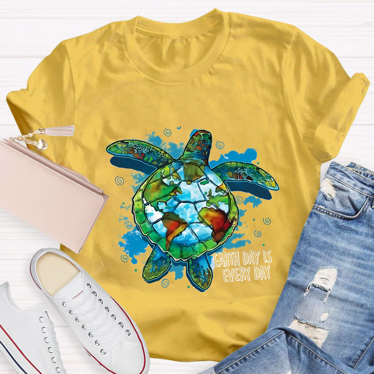 Earth Day Is Every Day Save Turtle T-Shirt