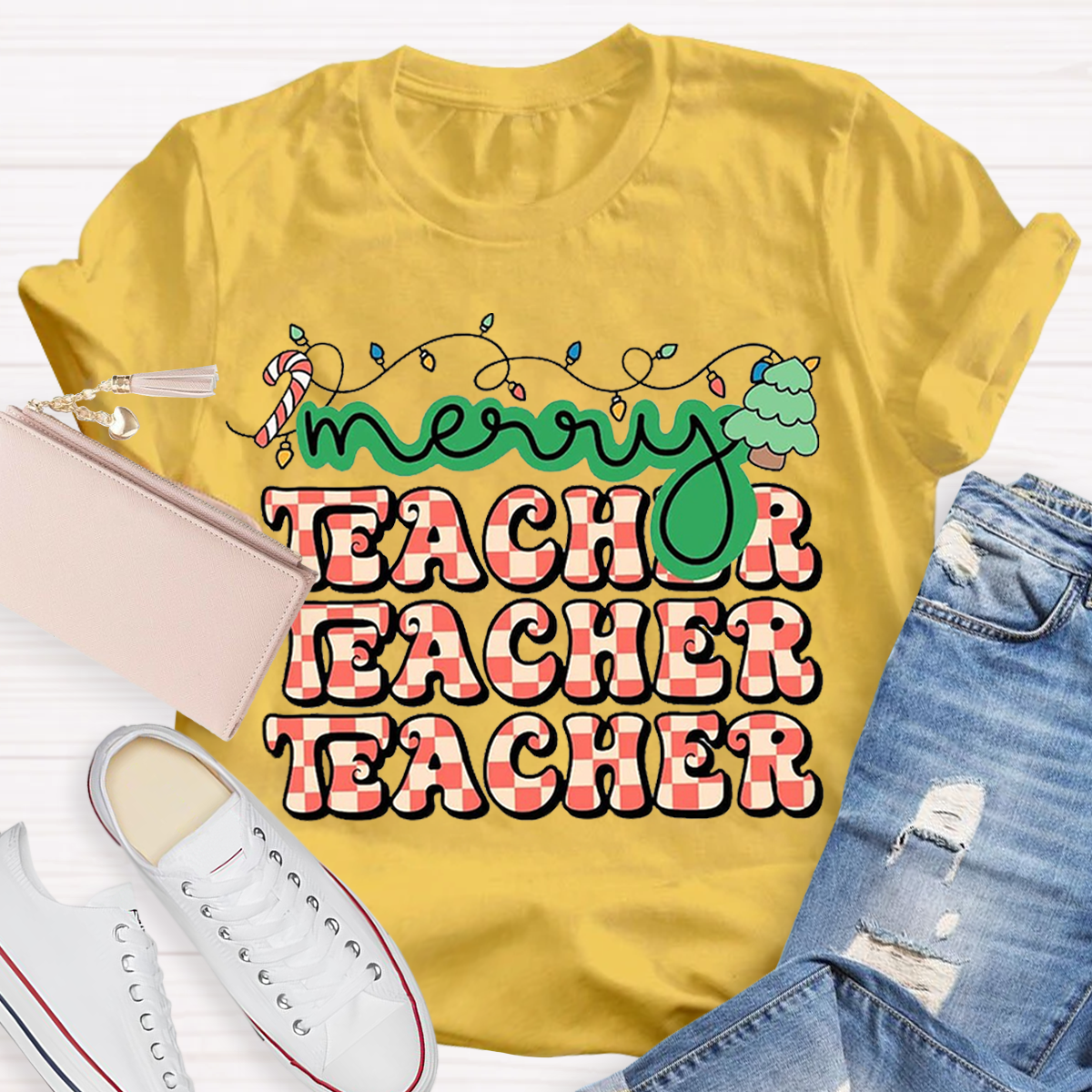 Merry Christmas Teacher T-Shirt