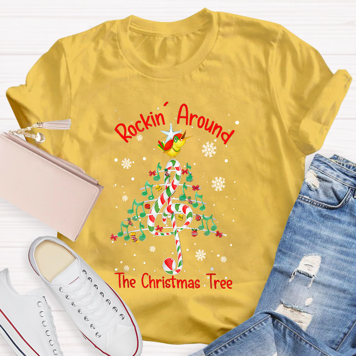 Rocking Around The Christmas Tree T-Shirt