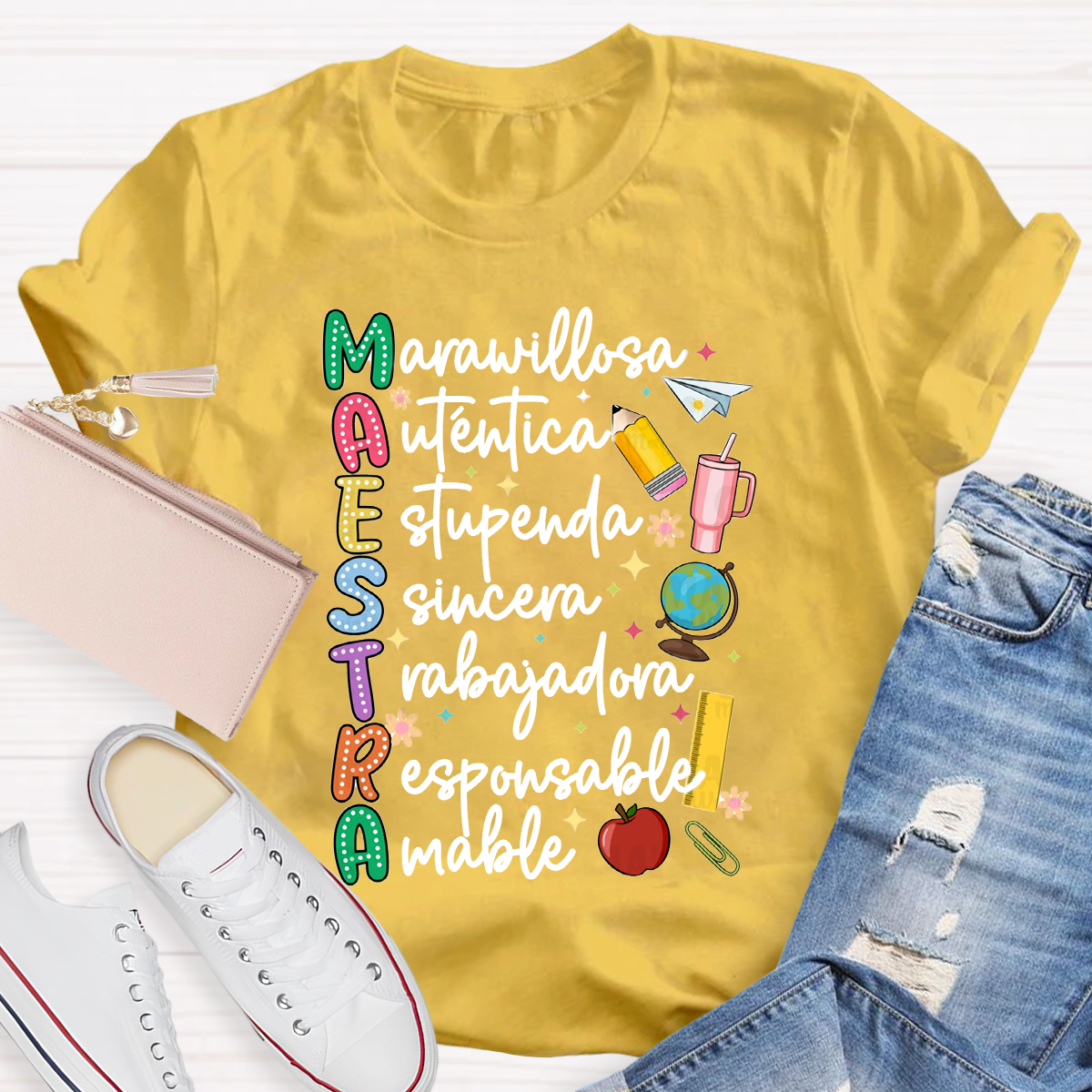 Maestra Dual Language Teacher T-Shirt