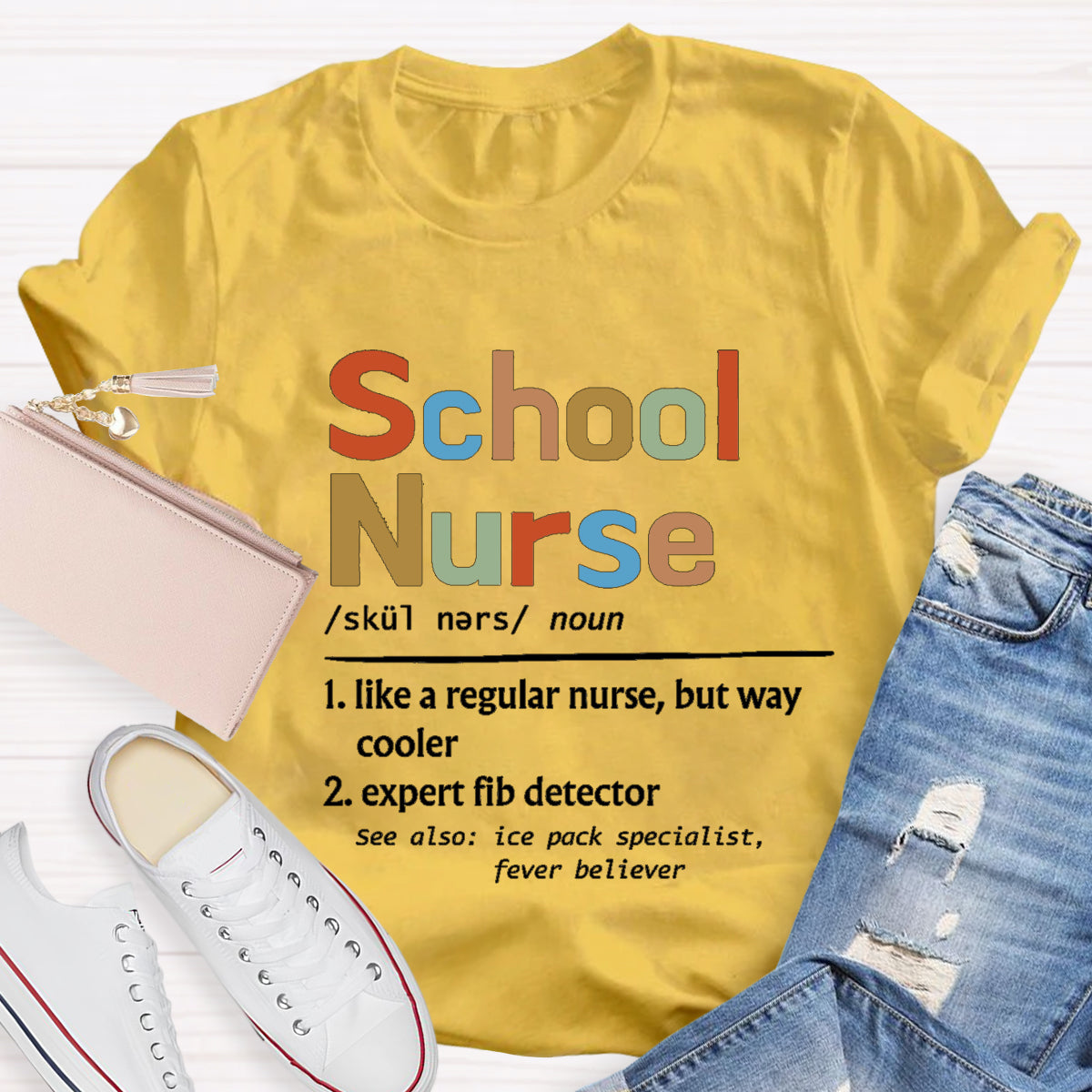 School Nurse Like Normal Nurse But Way Cooler T-Shirt