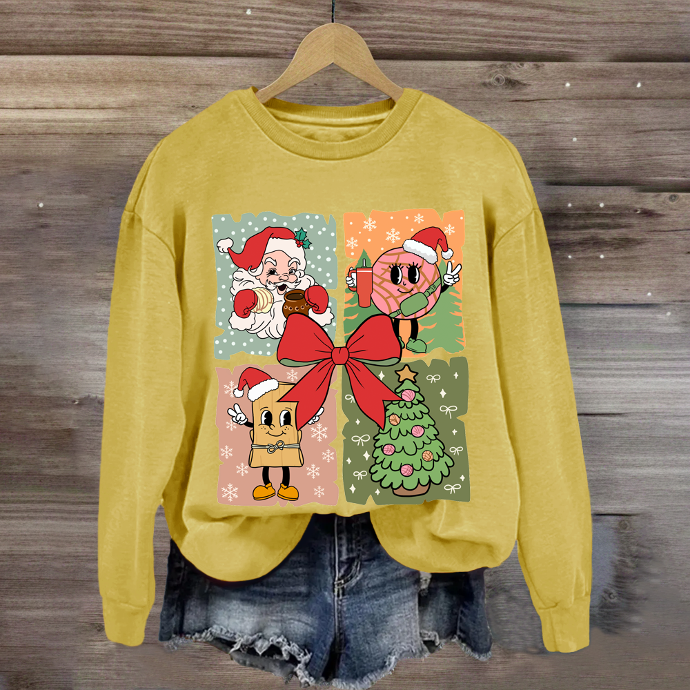 Santa Claus Christmas tree Sweatshirt