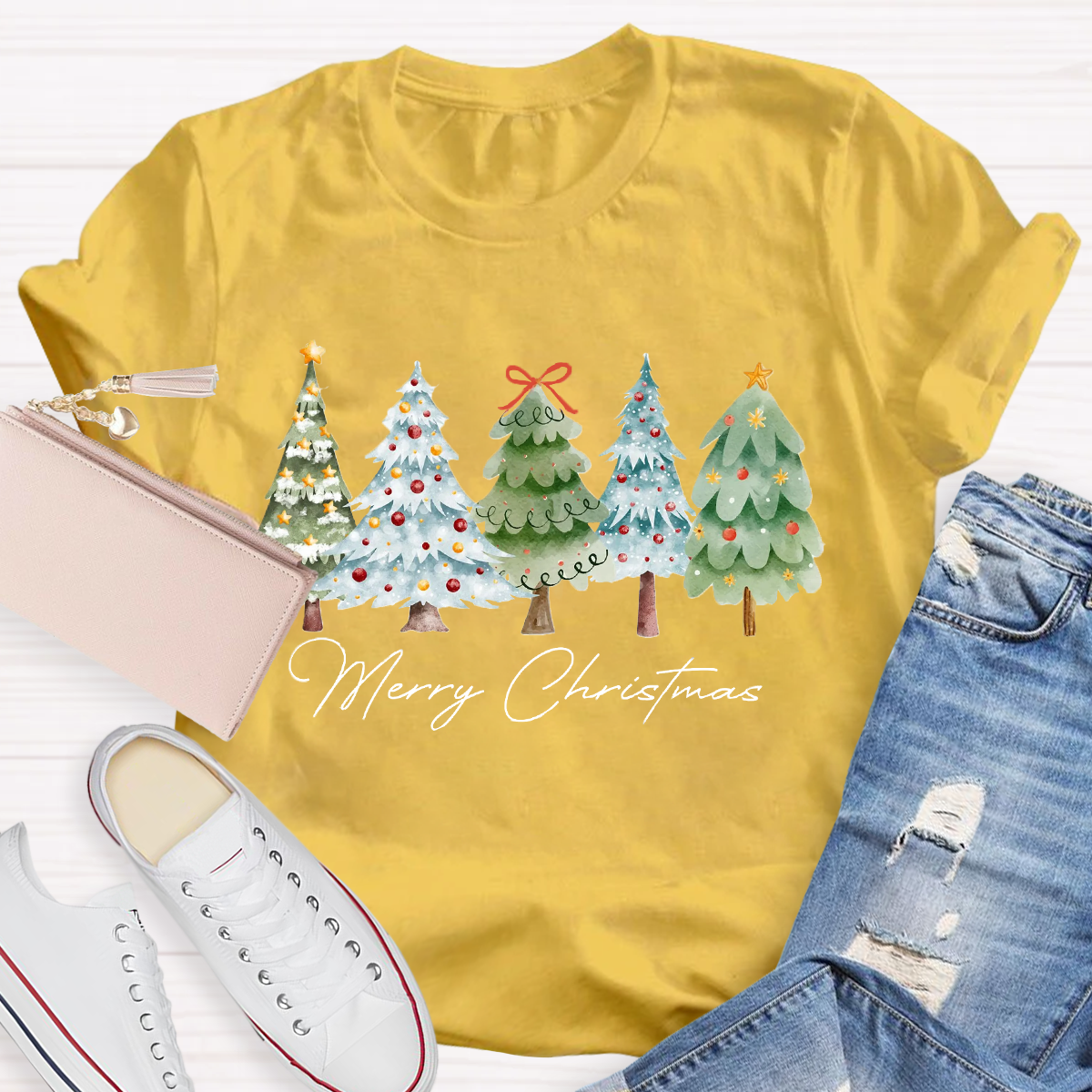 Merry Christmas Tree T-Shirt