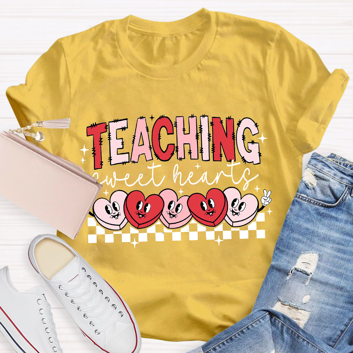 Teaching Sweetheart Teacher T-Shirt