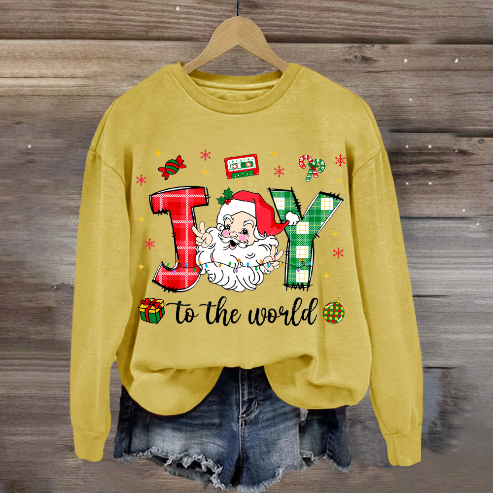 Joy To The World Christmas Season Sweatshirt