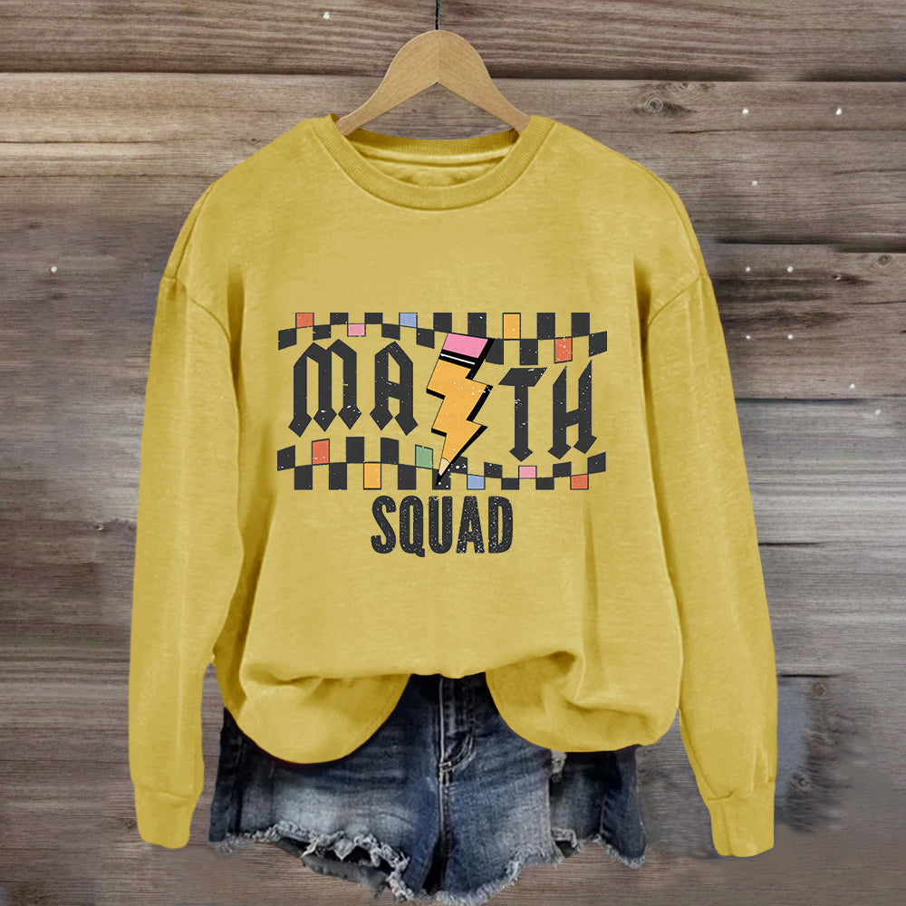 Math Squad Teacher Sweatshirt